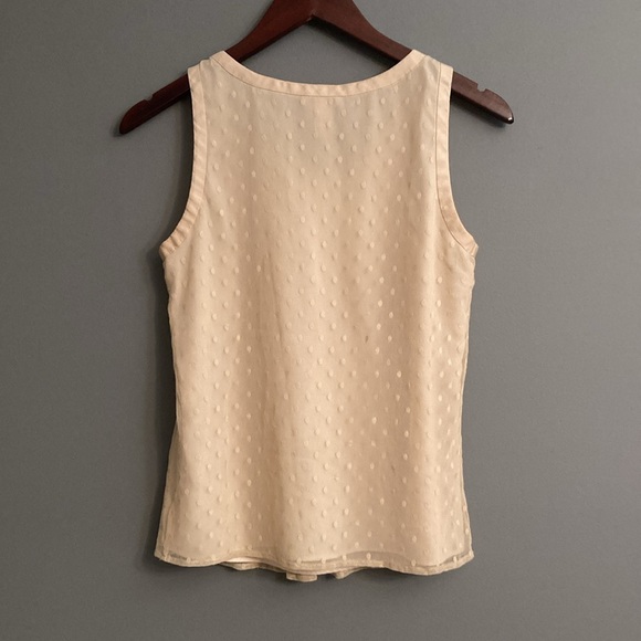 J. Crew Beige Polka Dot Blouse - Picture 5 of 7